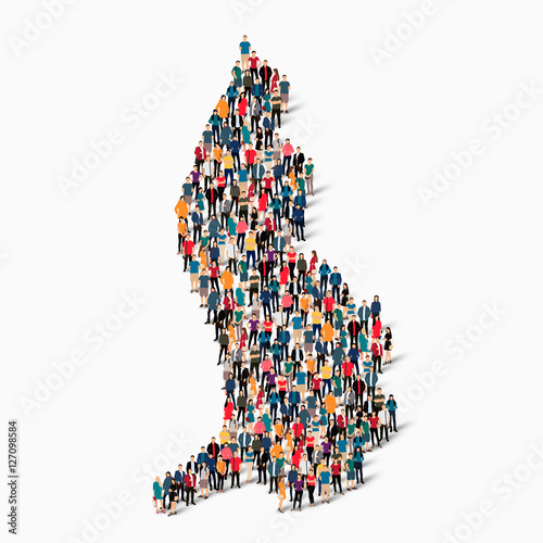 people map country liechtenstein vector