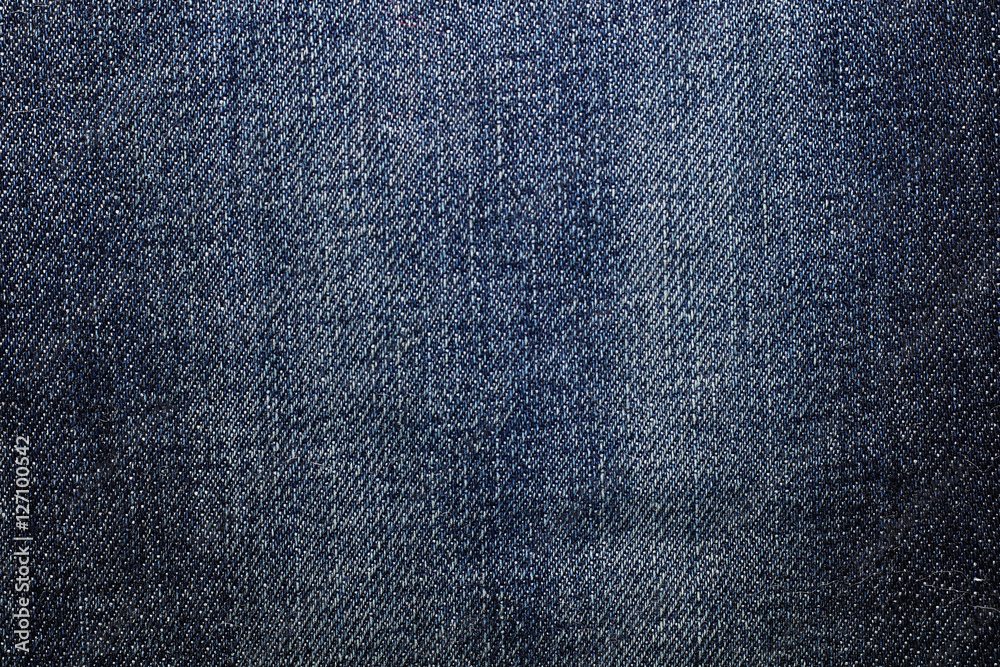 Texture of blue denim Texture of blue denim