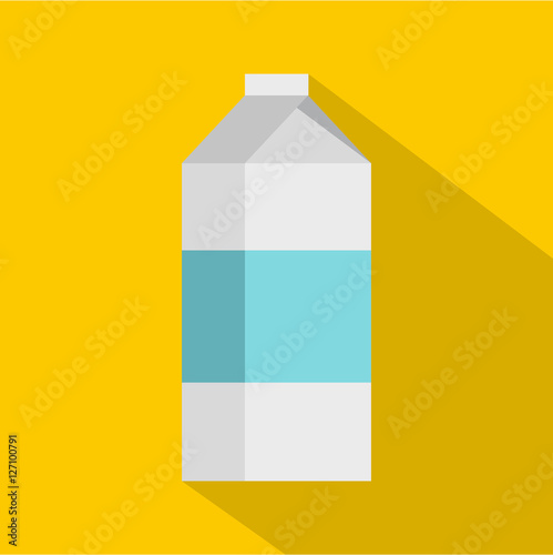 Milk icon. Flat illustration of milk vector icon for web