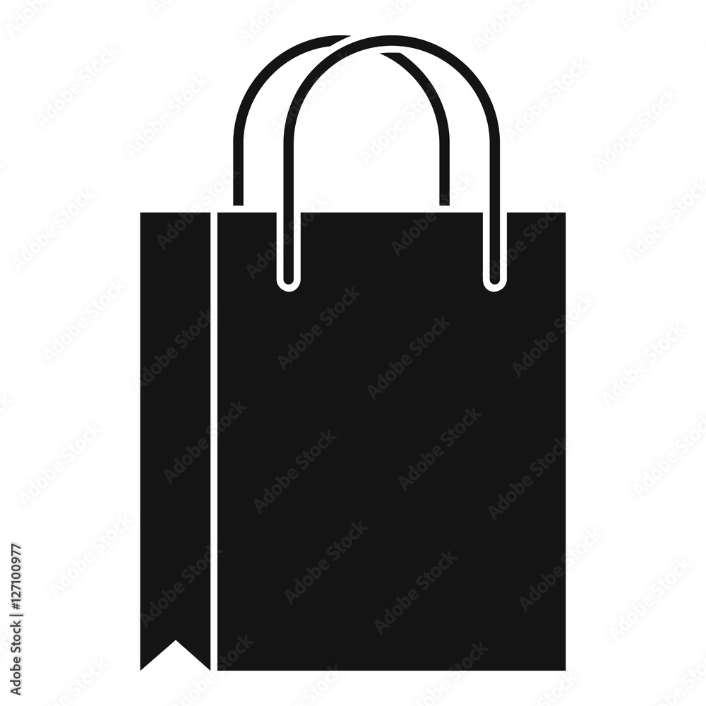 shopping bag icon vector. shopping bag icon vector symbol illustration.  Modern simple vector icon for your design. Stock Vector | Adobe Stock