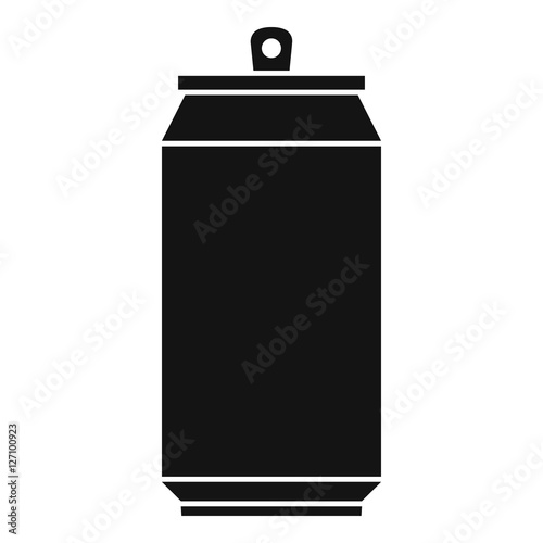 Can icon. Simple illustration of can vector icon for web