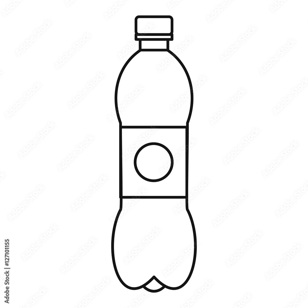 Bottle icon. Outline illustration of bottle vector icon for web Bottle icon. Outline illustration of bottle vector icon for web