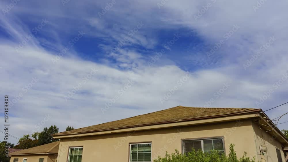 4K timelapse video of the beautiful blue sky cloudscape at Los Angeles, California 4K timelapse video of the beautiful blue sky cloudscape at Los Angeles, California