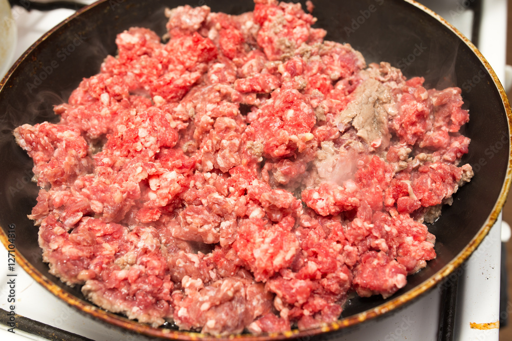 beef fried in a pan beef fried in a pan