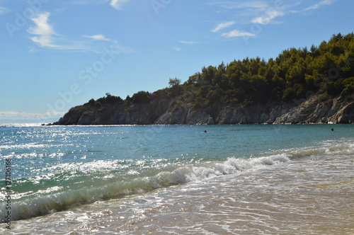 Fototapeta Naklejka Na Ścianę i Meble -  sea coast in greece