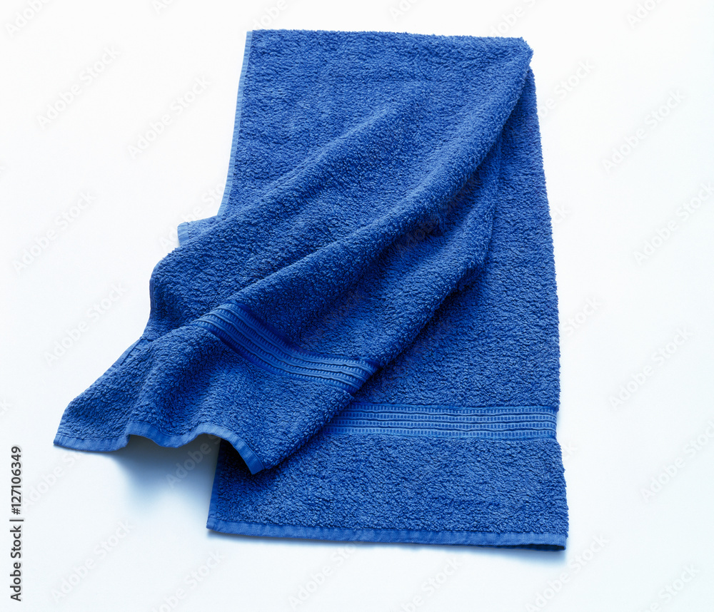 Bath towel. Isolated on white.