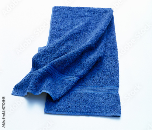 Bath towel. Isolated on white.