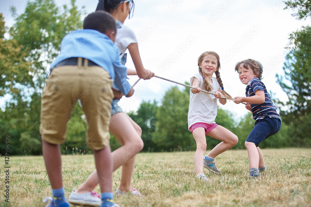 Group of children playing