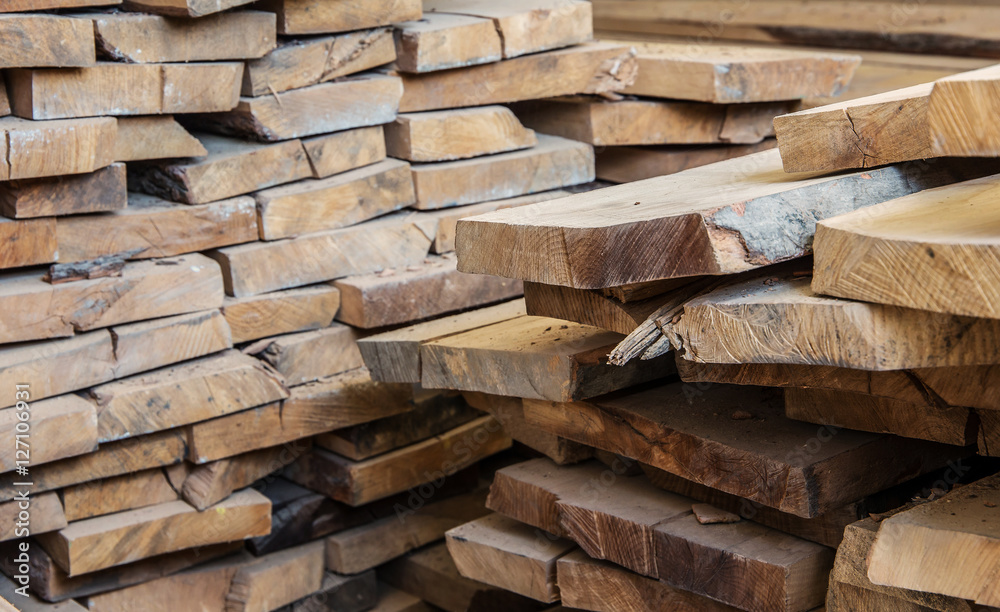Wood timber construction material for background and texture. close up. abstract background. small depth of field Wood timber construction material for background and texture. close up. abstract background. small depth of field