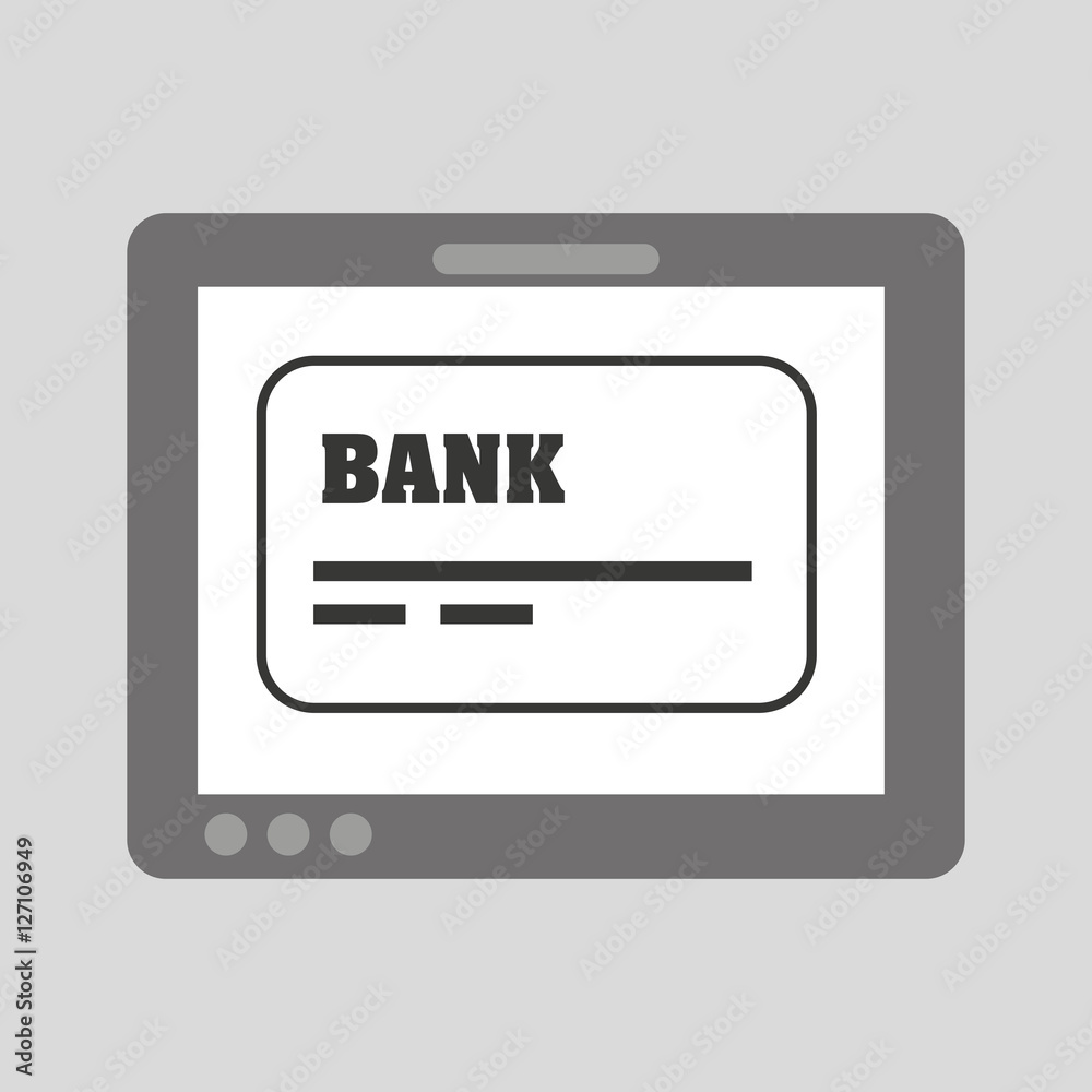 hand holding tablet card bank debit credit vector illustration eps 10 hand holding tablet card bank debit credit vector illustration eps 10