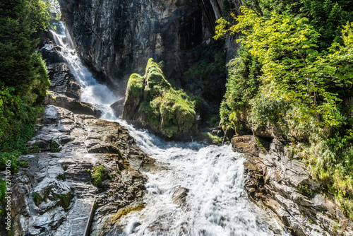 Berühmter Wasserfall in Bad Gastein im Salzburger Land photo