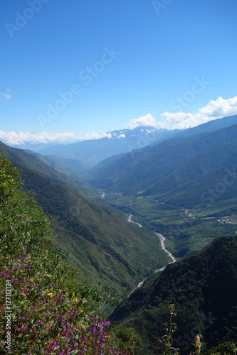 View from Peruvian mountains