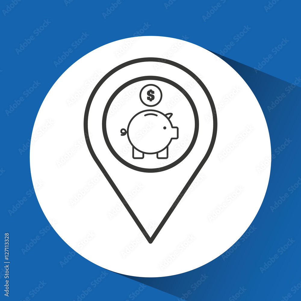 concept e-commerce piggy money graphic vector illustration eps 10 concept e-commerce piggy money graphic vector illustration eps 10