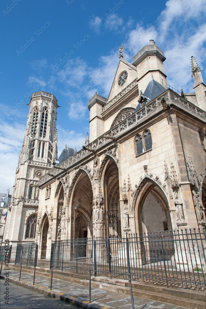 Paris -  gothic church Saint Germain-l'Auxerrois