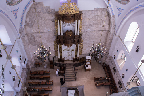Aron Kodesh (Torah Ark) in the Hurvah Synagogue in Jerusalem