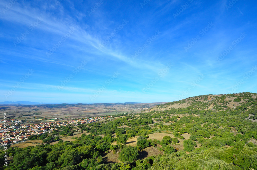 Top view. Sardinia