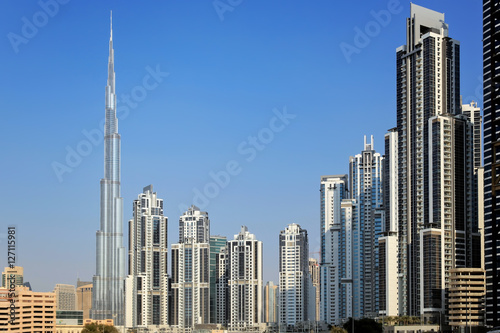 Buildings in Downtown Dubai - Burj Khalifa