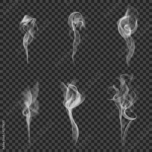 Monochrome Realistic Smoke Set