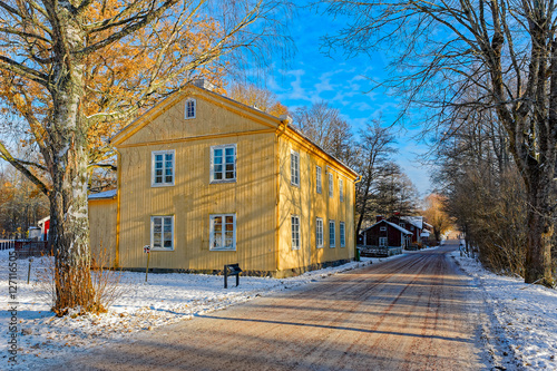 Fiskars Village in Raseborg, Finland photo