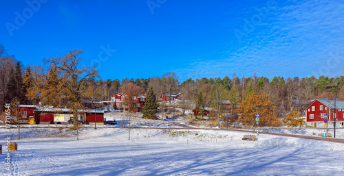 Fiskars Village in Raseborg, Finland photo