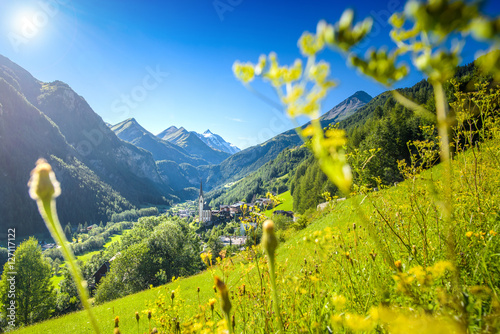 Idyllic alpine village Heiligenblut, Carinthia, Austria