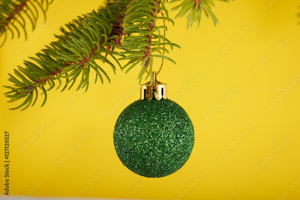 Christmas tree and Christmas toys as backgrounds