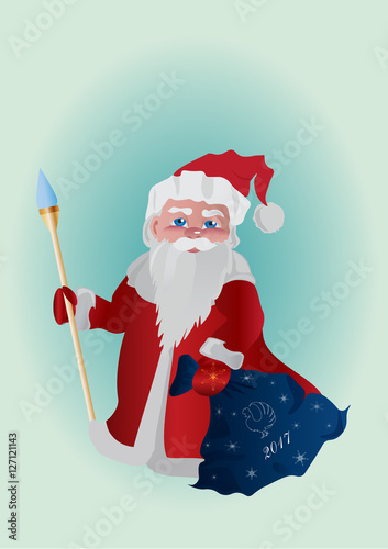 Santa claus christmas background