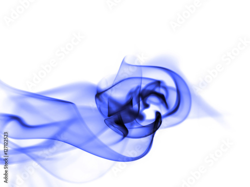 smoke abstract shape isolated on a white background