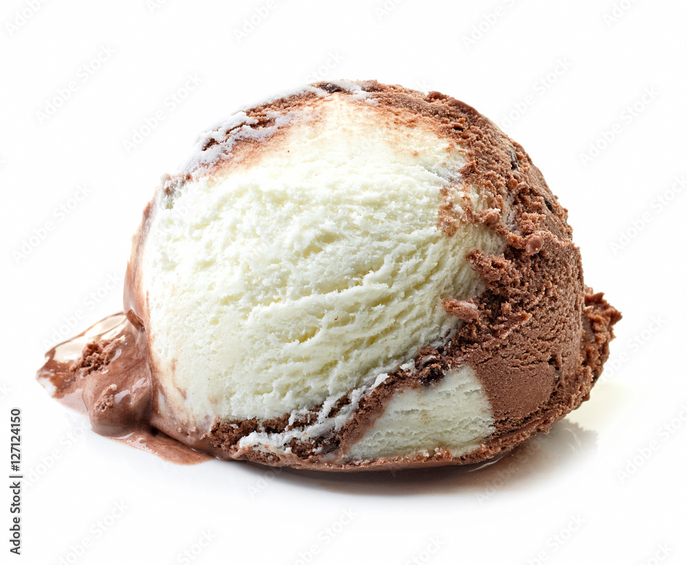 vanilla and chocolate ice cream ball vanilla and chocolate ice cream ball