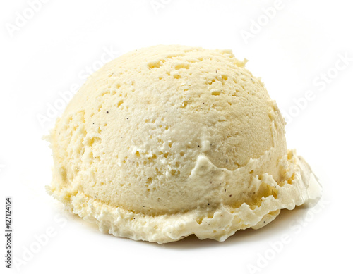 vanilla ice cream ball