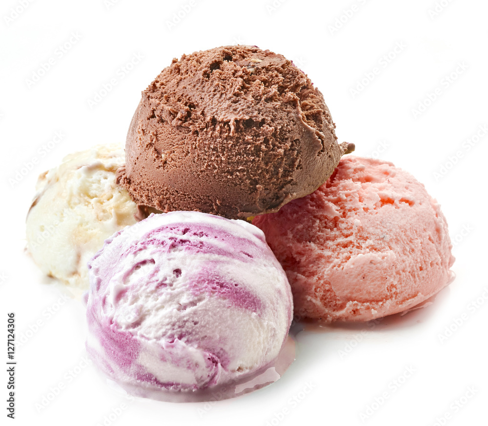 various ice cream balls various ice cream balls