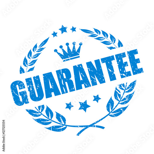 Guarantee retro stamp