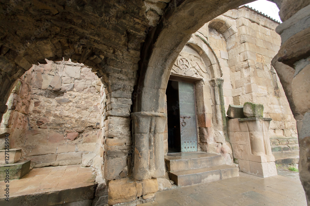 Archway of the Jvari Monastery, 6th century in Mtskheta, Georgia. World Heritage site by UNESCO Archway of the Jvari Monastery, 6th century in Mtskheta, Georgia. World Heritage site by UNESCO