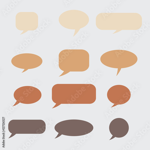 Thought , speech bubble. Dream cloud. Talk balloon. Quote box. T