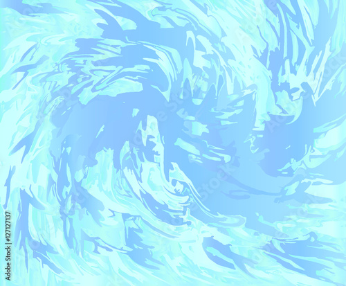 Roda de vento azul