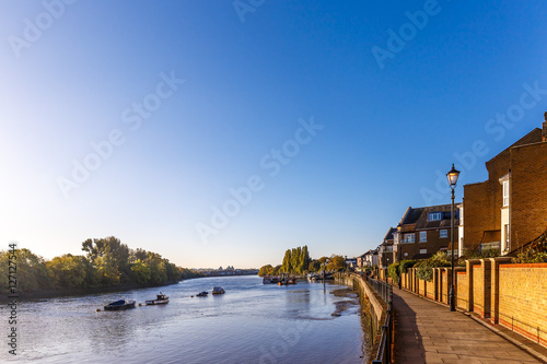 Low tide on Thames, Chiswick photo