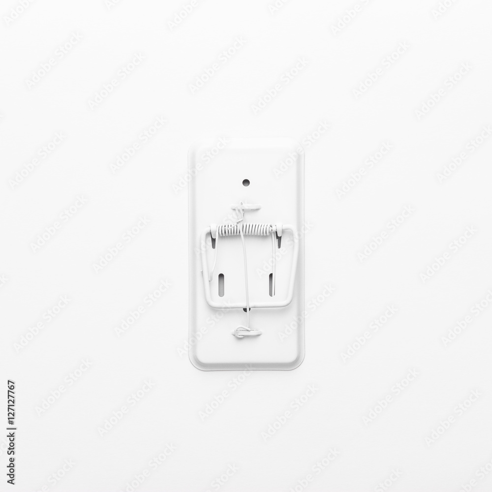 mousetrap on the white background. not isolated mousetrap on the white background. not isolated