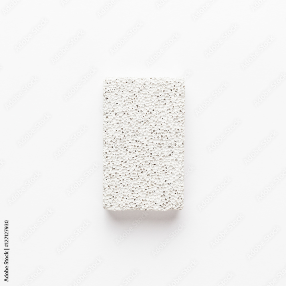 pumice-stone on the white background. not isolated Stock Photo | Adobe