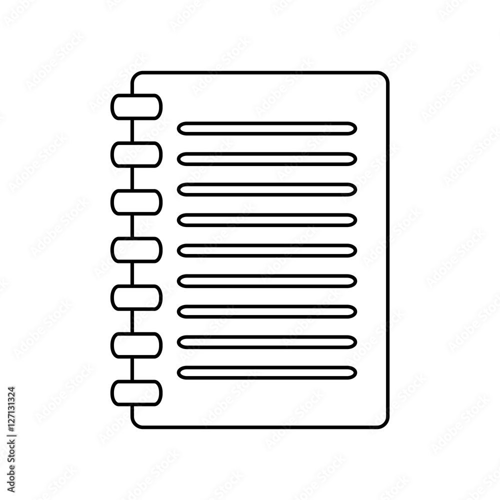 Piece of paper icon. Document data archive office and information theme. Isolated design. Vector illustration Piece of paper icon. Document data archive office and information theme. Isolated design. Vector illustration