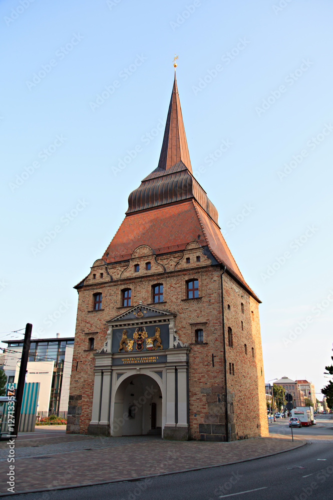 Obraz premium The Steintor In Rostock In Germany