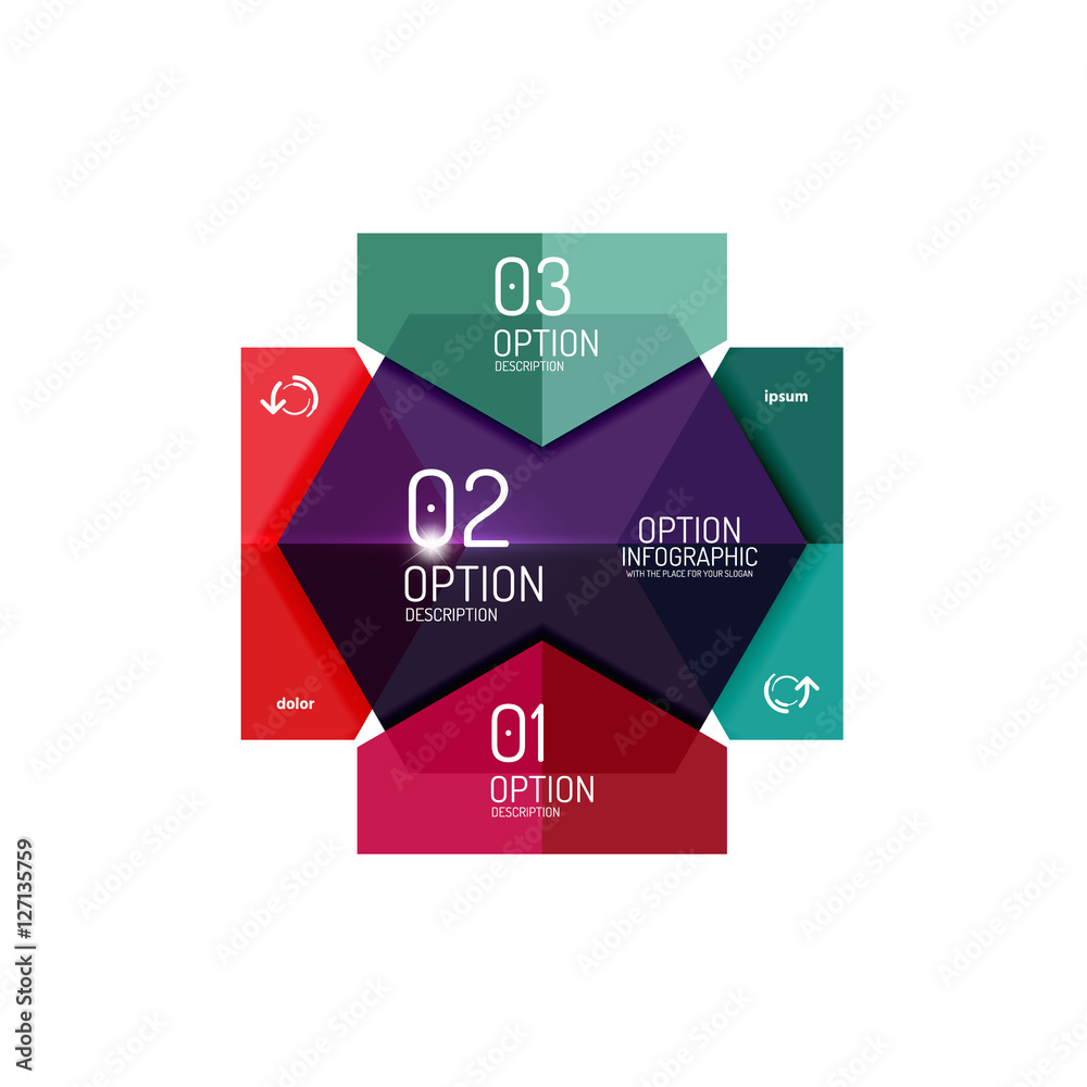 Paper infographic layout design templates Paper infographic layout design templates