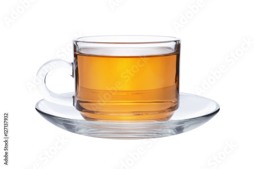 cup of tea isolated on white background