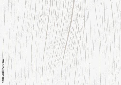 White wood texture background - Vector