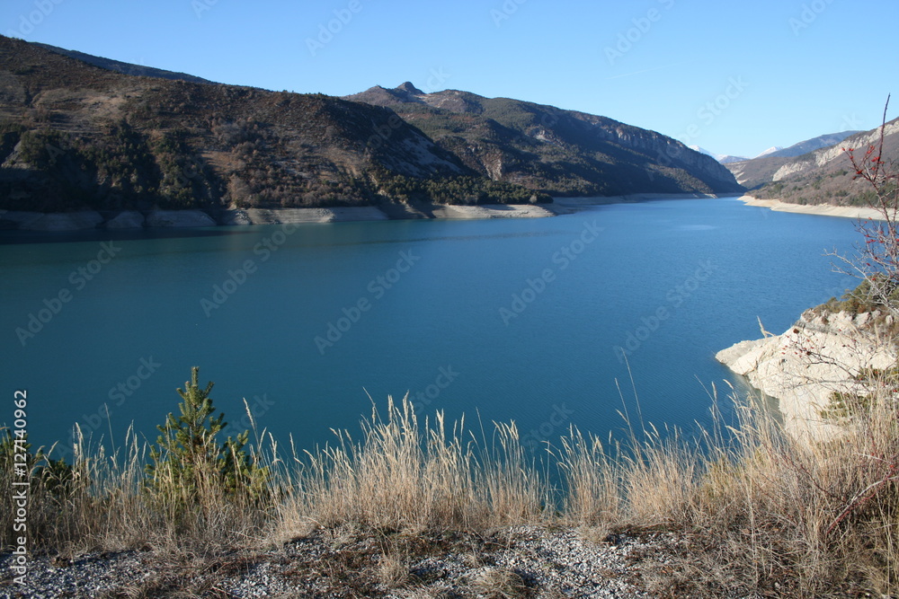 Naklejka premium French lake