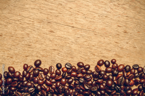 Coffee bean picture, may use as background for design photo