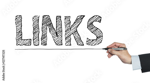 links written by hand
