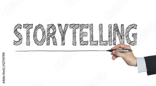 storytelling written by hand