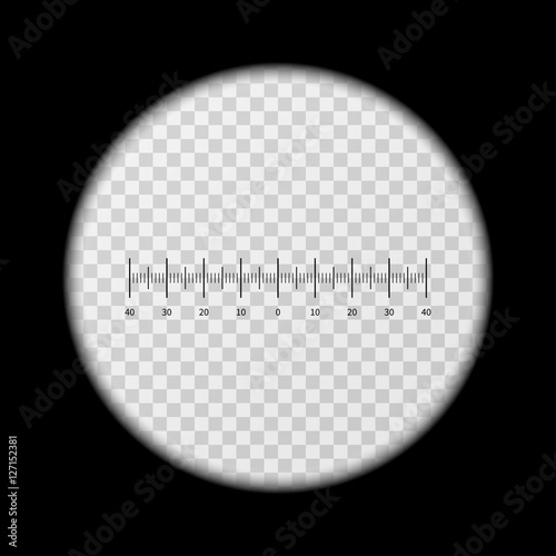 Monoculars, spyglass view vector template