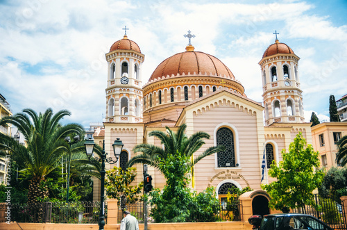 Orthodox Metropolitan Church. Cathedral of St. Gregory Palamas in Thessaloniki. photo