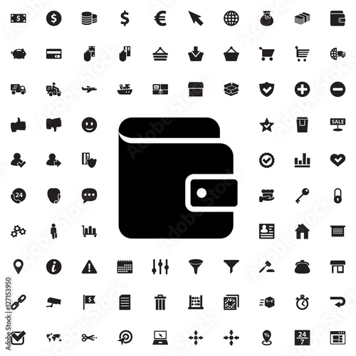 wallet icon illustration